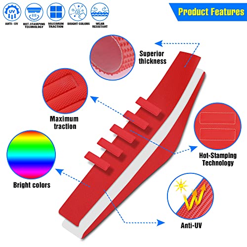MCHMFG غطاء مقعد ناعم عالمي من MCHMFG بتصميم الماس للدراجات النارية والدراجات الترابية MX كروس إندورو أحمر - Image 2
