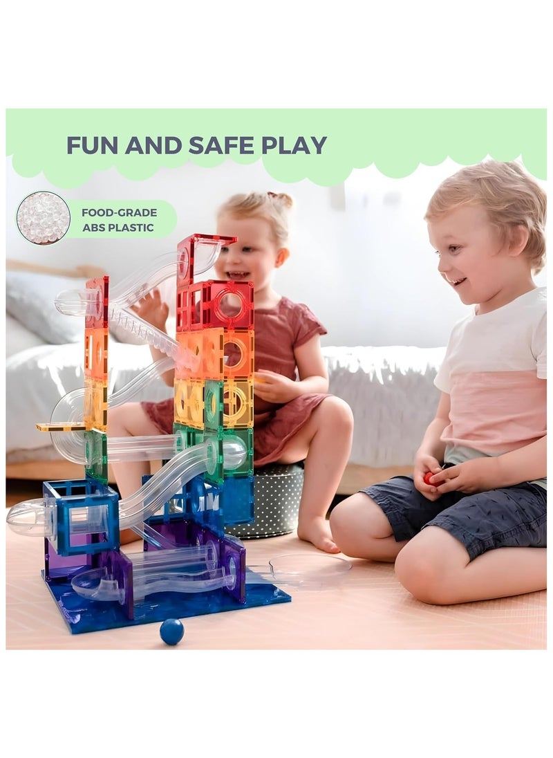 Toys - Magnet Building Blocks Set 97pcs Magnetic Magnet Toys for Kids Children Mini Bricks for Boys Girls 3 Years Old and Up Birthday Gifts - Image 1