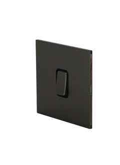 Donmarco Door Bell Switch – Rocker Button – Stainless Steel Panel, Modern & Durable, Fire-Resistant Electric Switch, 15-Year Warranty, Wall Switch for Home and Office (Gun Grey)  - Image 2