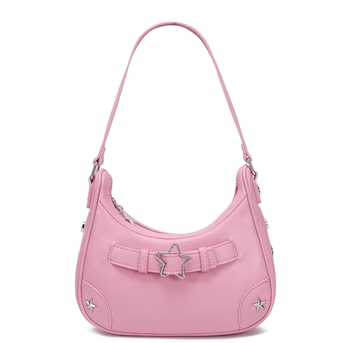 YIKOEE Shoulder Bag Y2k Purse: 90s Mini Underarm Bag - Cute Small Purse - Image 1