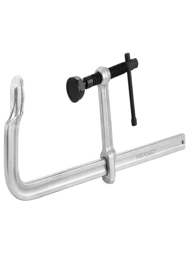 MAXPOWER 16 inch F Clamp, 5-1/2 inch Throat Depth, Removable Swivel Pad, Max Jaw Opening 16-inch Heavy Duty Clamps for Welding - Image 1