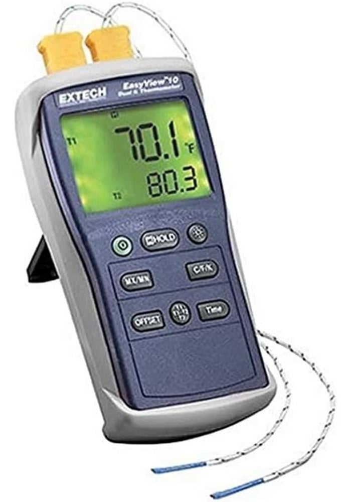 Extech EA10 EasyView Dual Input Thermometer