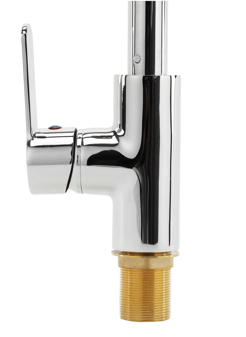 GEEPAS Geepas Single Lever Sink Mixer- GSW61145, High Quality Brass Deck Mounted Tap for Kitchen and Bathroom, Durable Solid Metal Lever Handle, Ceramic Cartridge,  Leak-Proof, Solid Handle and Silicone Rubb  - Image 5