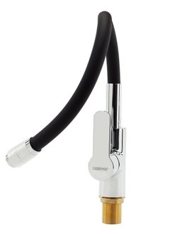 GEEPAS Geepas Single Lever Sink Mixer- GSW61145, High Quality Brass Deck Mounted Tap for Kitchen and Bathroom, Durable Solid Metal Lever Handle, Ceramic Cartridge,  Leak-Proof, Solid Handle and Silicone Rubb  - Image 3