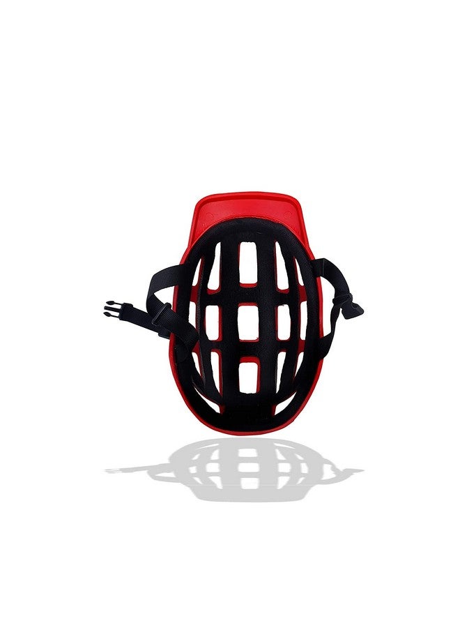 Jaspo Jaspo Sturdy Cycling Adjustable Multisport Helmet for Skateboarding & Skating Suitable for Kids, Boys and Girls up to 10 Years- Made in India (RED) - Image 5