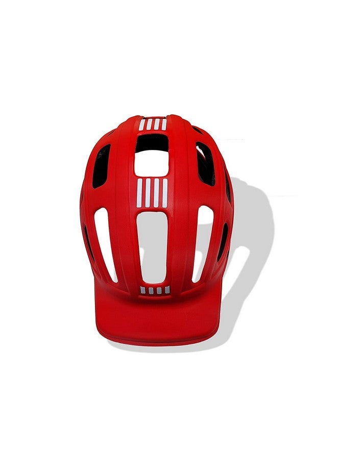 Jaspo Jaspo Sturdy Cycling Adjustable Multisport Helmet for Skateboarding & Skating Suitable for Kids, Boys and Girls up to 10 Years- Made in India (RED) - Image 4