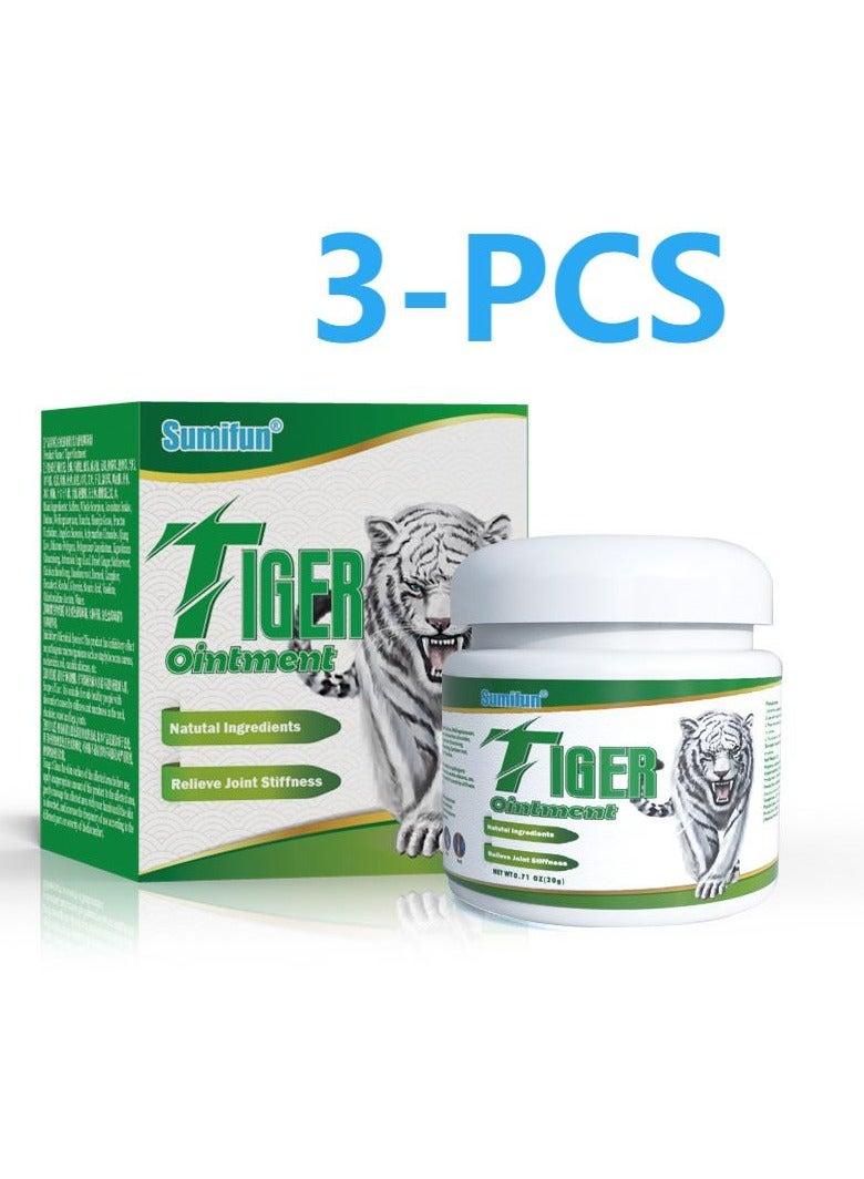 سوميفون 3 قطع مرهم النمر ، تخفيف الآلام السريع ، تعزيز تدفق الدم لمفصل الكتف في الرقبة والكوع - Image 1