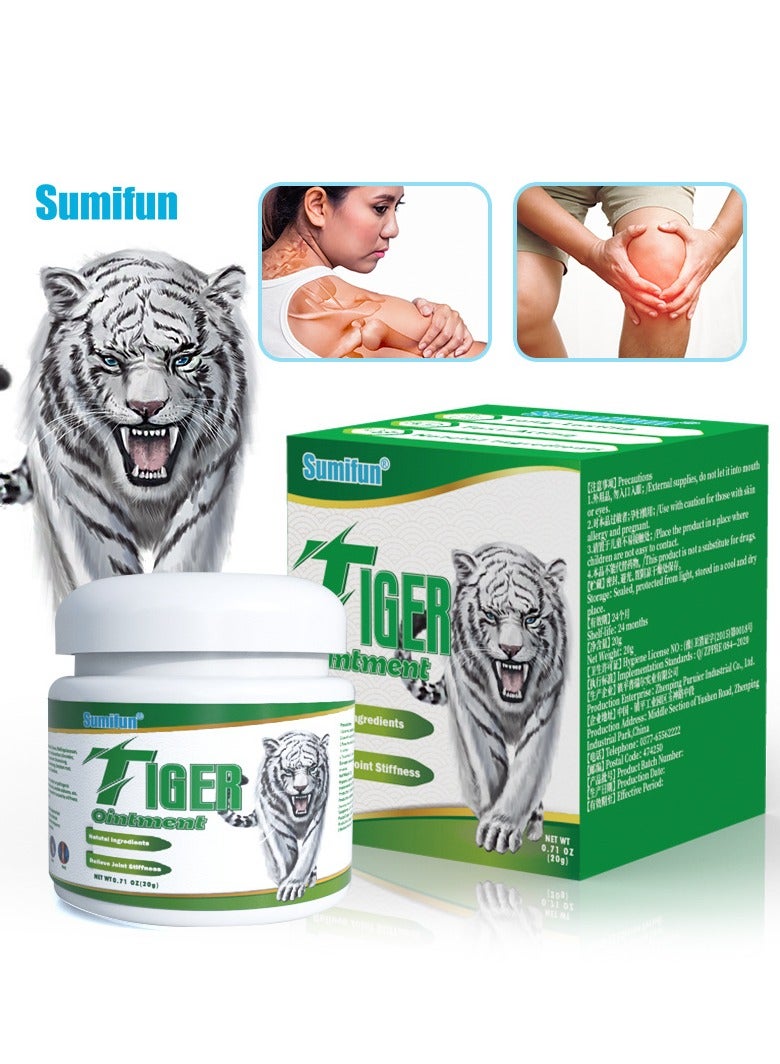 سوميفون 3 قطع مرهم النمر ، تخفيف الآلام السريع ، تعزيز تدفق الدم لمفصل الكتف في الرقبة والكوع - Image 3