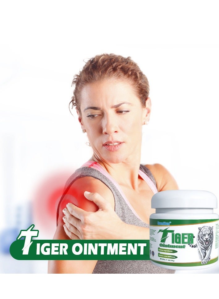 سوميفون 3 قطع مرهم النمر ، تخفيف الآلام السريع ، تعزيز تدفق الدم لمفصل الكتف في الرقبة والكوع - Image 5