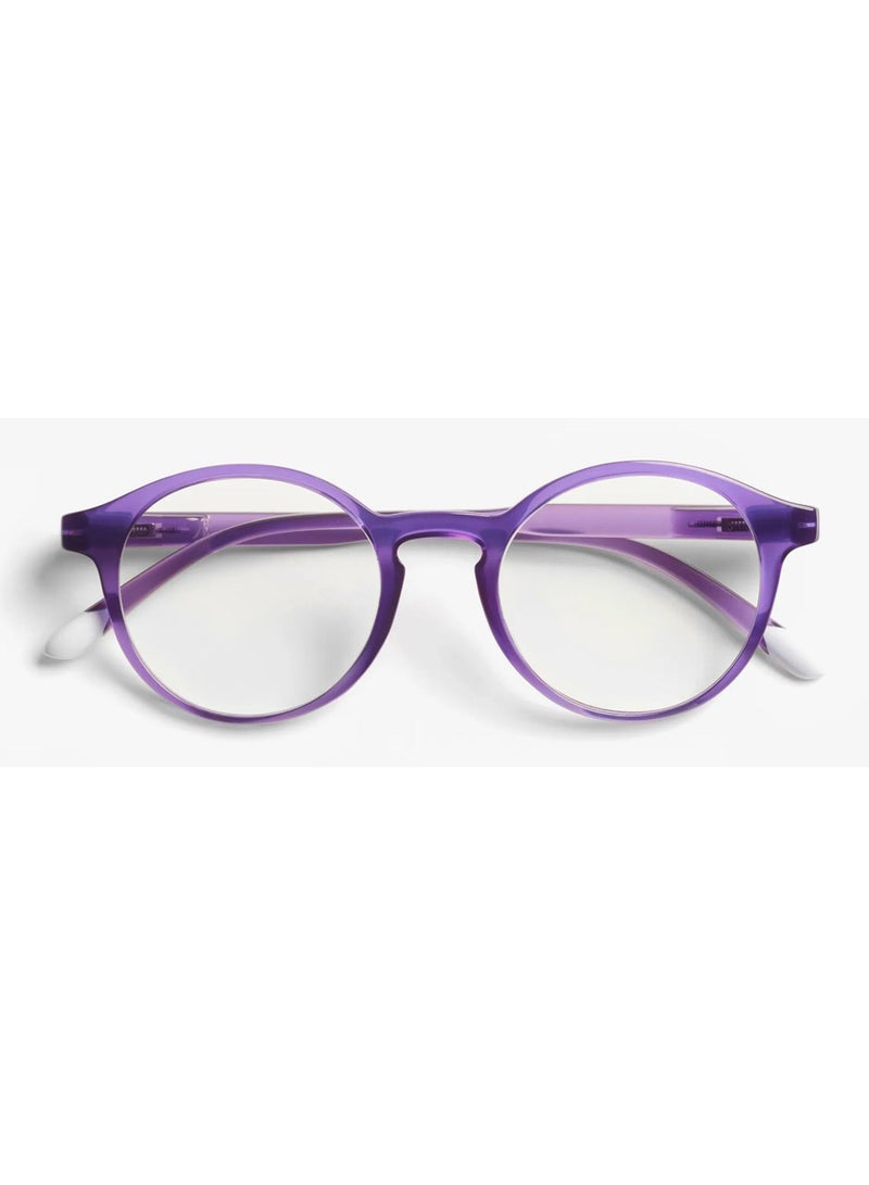 BARNER Le Marais Glossy Glossy Midnight Plum - Round Glasses - Image 1