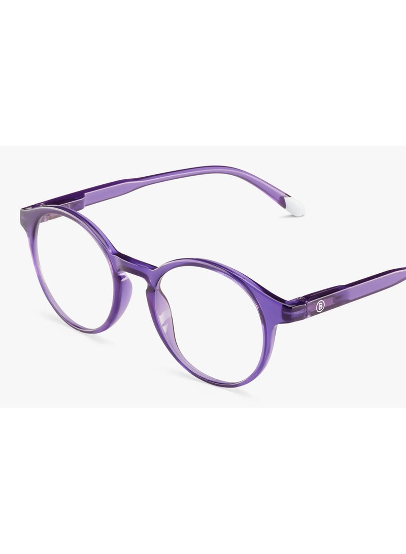 BARNER Le Marais Glossy Glossy Midnight Plum - Round Glasses - Image 5