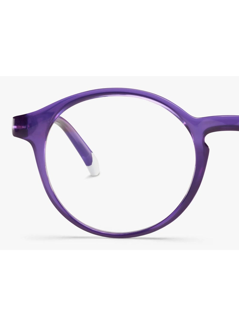 BARNER Le Marais Glossy Glossy Midnight Plum - Round Glasses - Image 4