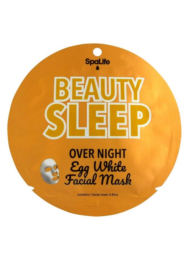 SpaLife - Beauty Sleep Overnight Egg White Facial Mask 10 Count - Image 1