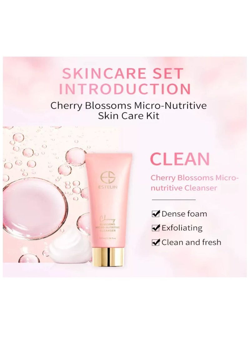 ESTELIN 9in1 Cherry Blossoms Micro-Nutritive Nourishing Skin Care Kit  - Image 4