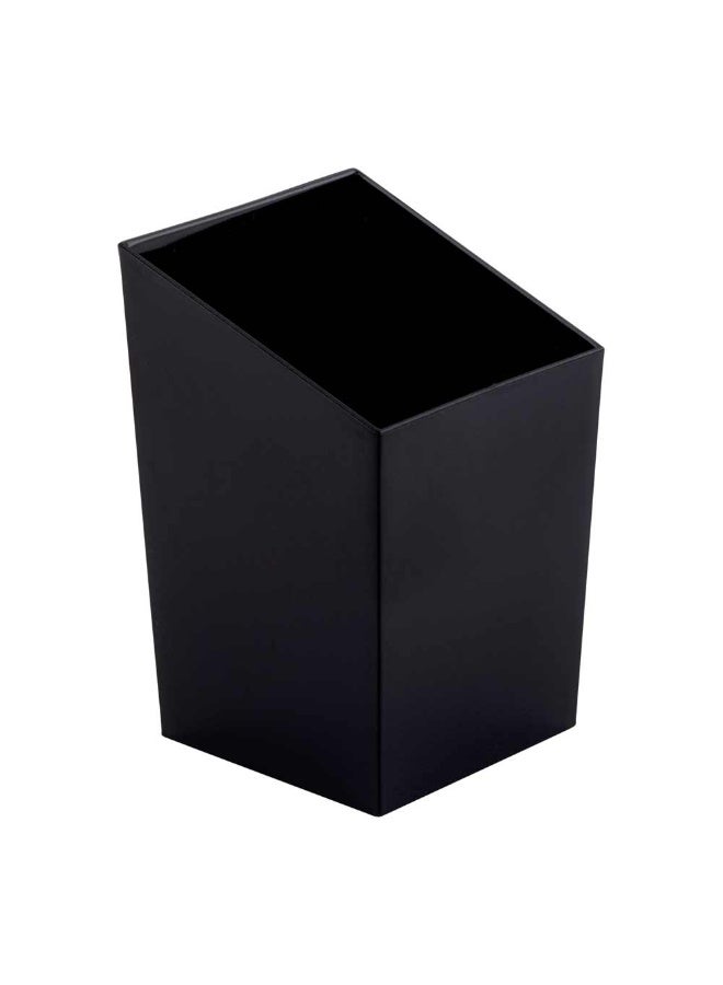 Restaurantware 3 Ounce Appetizer Cups, 100 Incline Shooter Cups - Disposable, Small, Black Plastic Mini Dessert Cups, For Mousses, Parfaits, Or Jello, For Weddings Or Catering - Image 1