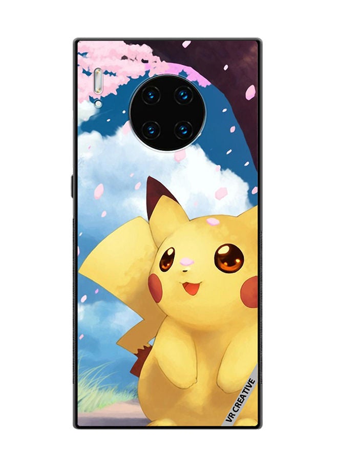 VR CREATIVE Protective Case Cover For Huawei Mate 30 Pro Spring Pikachu Design Multicolour - Image 1