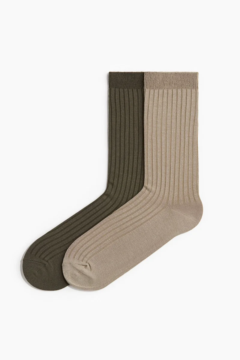 H&M 2-pack bamboo viscose-blend socks