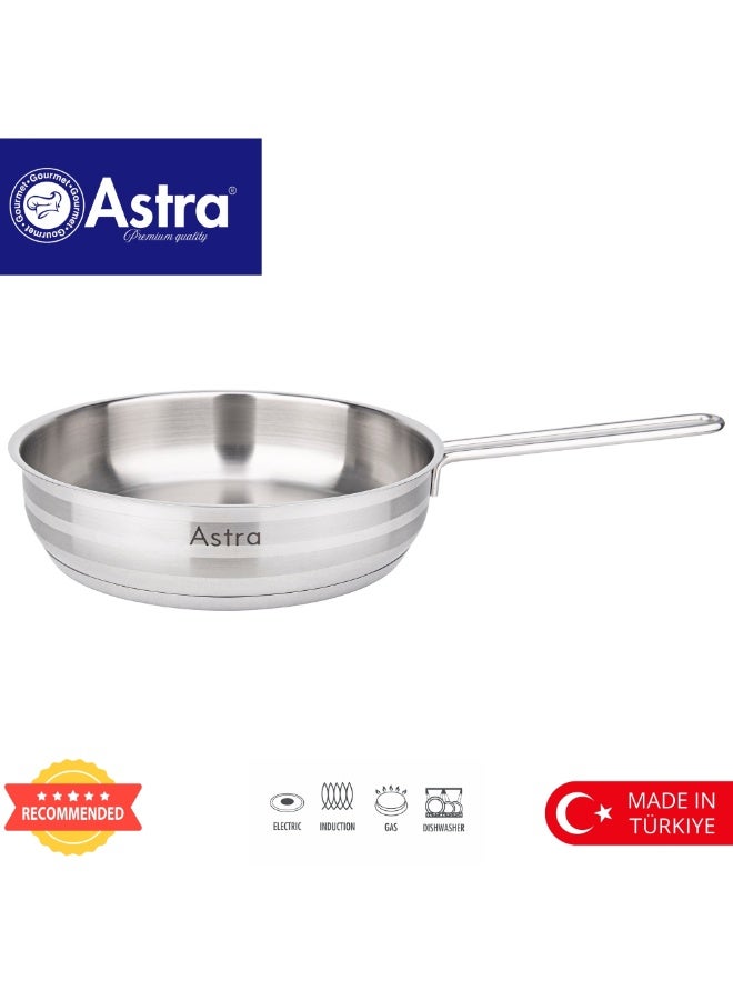 ASTRA 11 Piece 18/10 Stainless Steel Cookware Set Triplex Heavy Capsule Bottom Induction Compatible Premium Pots and Pans Made in Türkiye - Image 2