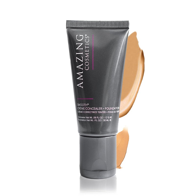 AmazingCosmetics Smooth Creme Concealer & Foundation Duo Hydrating Lightweight Makeup - Image 1