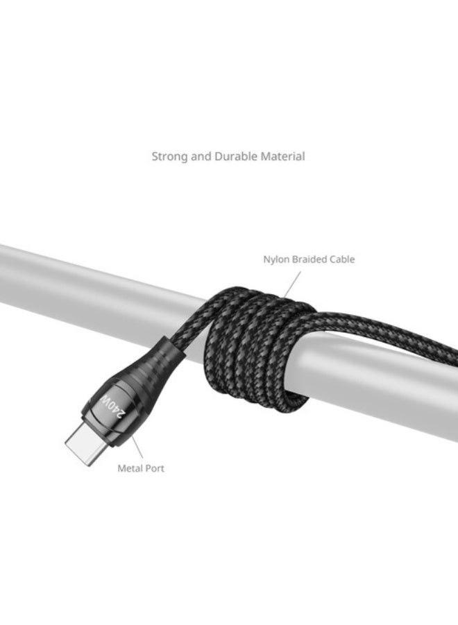 SmallRig 240W USB-C Power Cable with LED Display (3.3') - Image 3