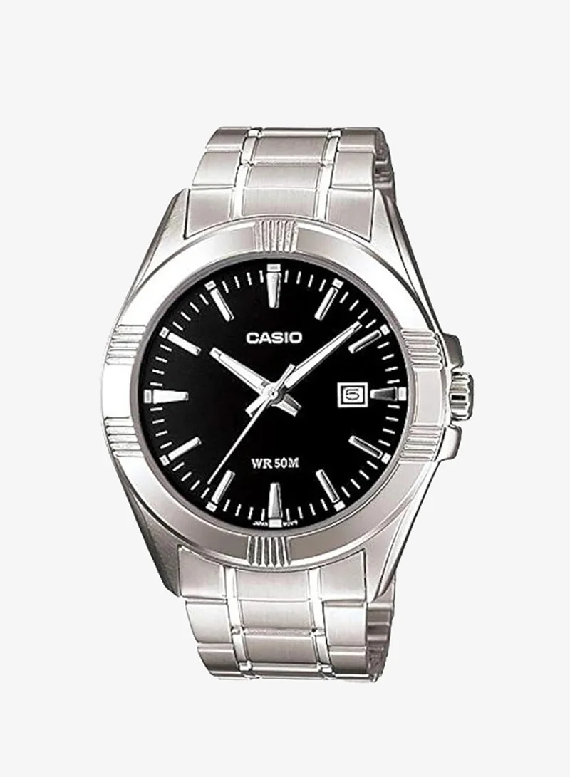 Casio Men's Stainless Steel Analog Watch MTP-1308D-1AVDF - 42 mm