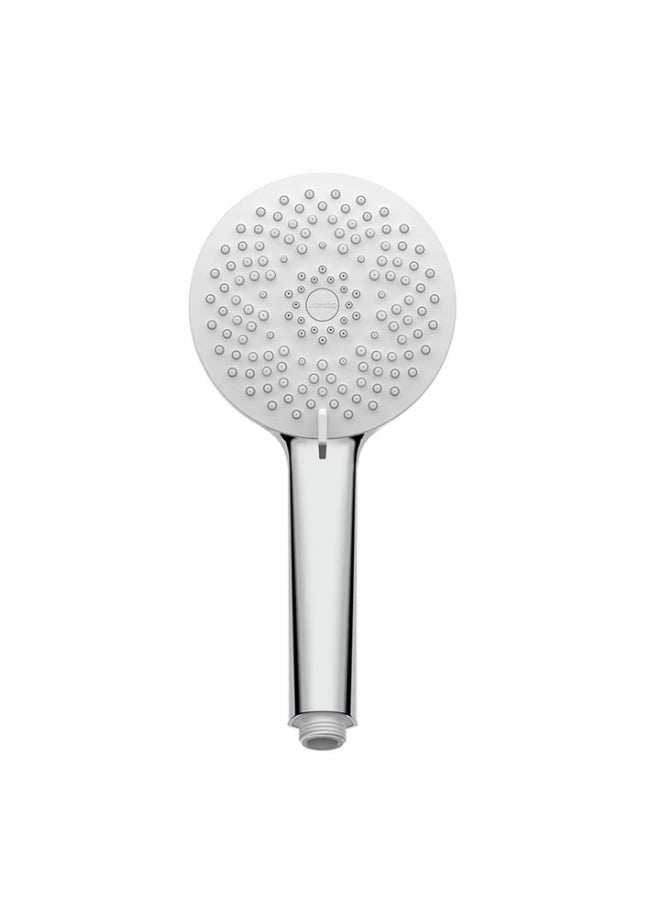 3-Function High Pressure Handheld Shower Head, Powerful Jet/Massage/Rain Modes Showerhead with Self-Cleaning Silicone Nozzles, Anti-Clogging Easy-Clean, Durable ABS and Chrome Finish – G1/2 Universal Fit for Home Bathroom