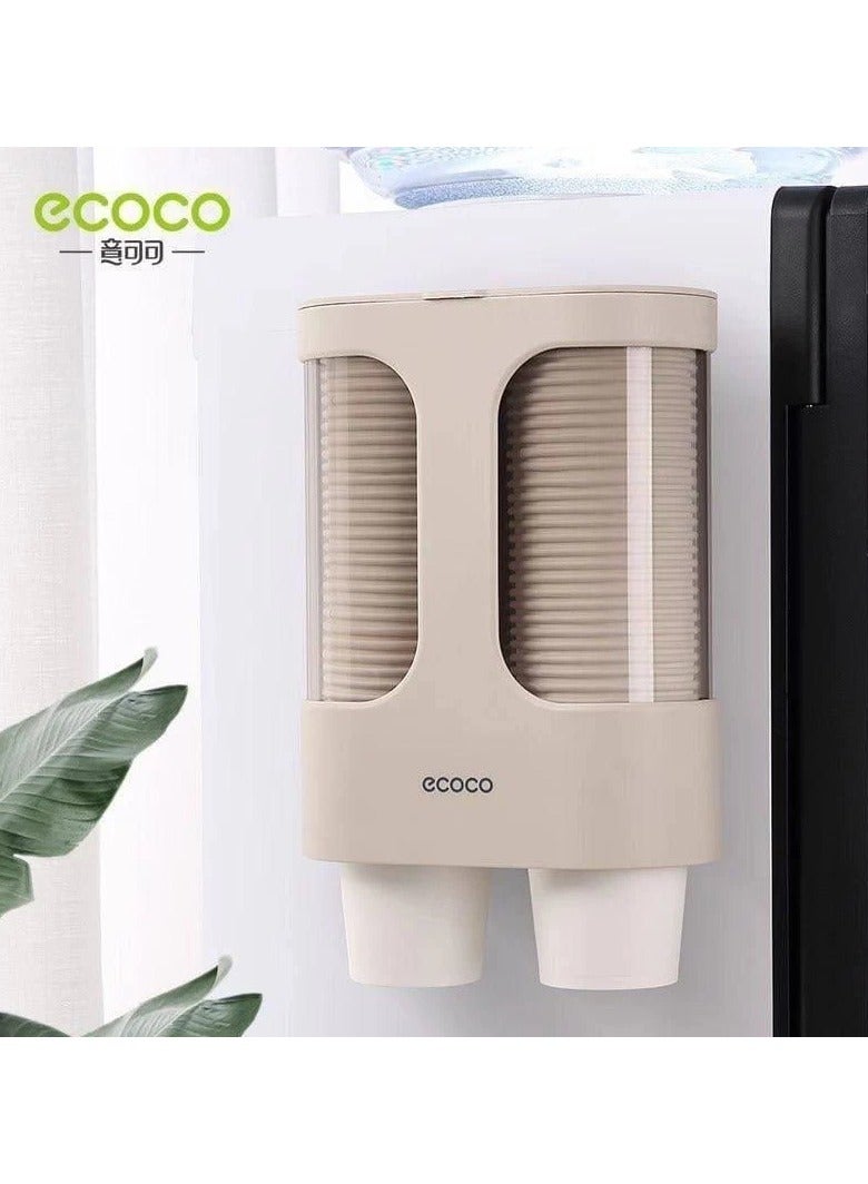 إيكوكو حامل أكواب مزدوج من ECOCO - أبيض - Image 1