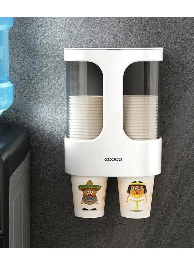 إيكوكو حامل أكواب مزدوج من ECOCO - أبيض - Image 4