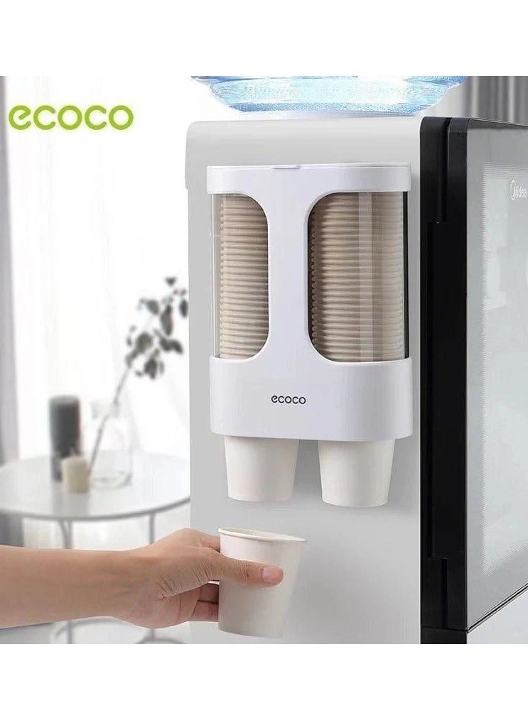 إيكوكو حامل أكواب مزدوج من ECOCO - أبيض - Image 5