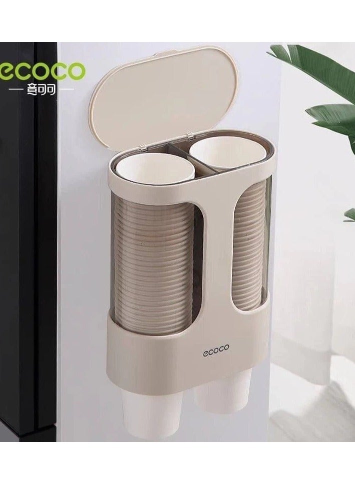 إيكوكو حامل أكواب مزدوج من ECOCO - أبيض - Image 2