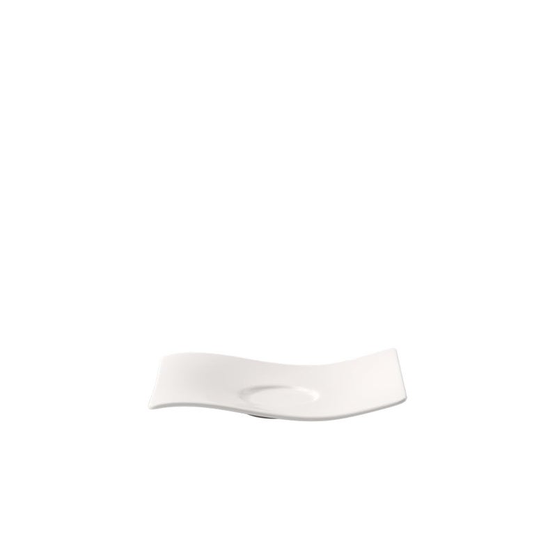 Villeroy & Boch Villeroy  Boch New Wave Tea Cup Saucer 7 x 6 in Premium Porcelain White 