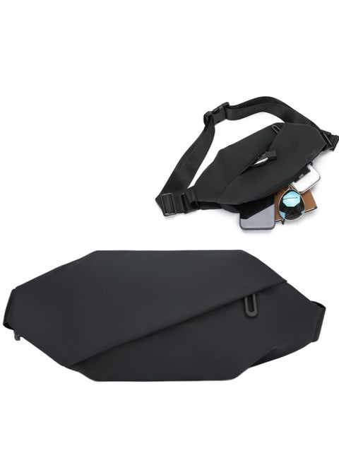 حقيبة كروس كبيرة للنساء والرجال بحزام وحقيبة خصر عصرية وحقيبة كروس وحقيبة كتف وحقيبة صدر وحقائب مضادة للسرقة وحقائب خصر للمشي لمسافات طويلة والسفر وحقيبة كتف وحقيبة كتف وحقيبة جيب