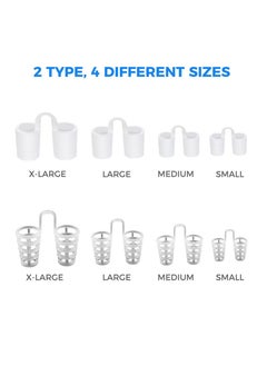 TFIXOL 8PCS/Set Snoring Solution Anti Snoring Devices Snore Stopper Nose Vents Nasal Dilators For Better Sleep Sleeping Aid  - Image 2