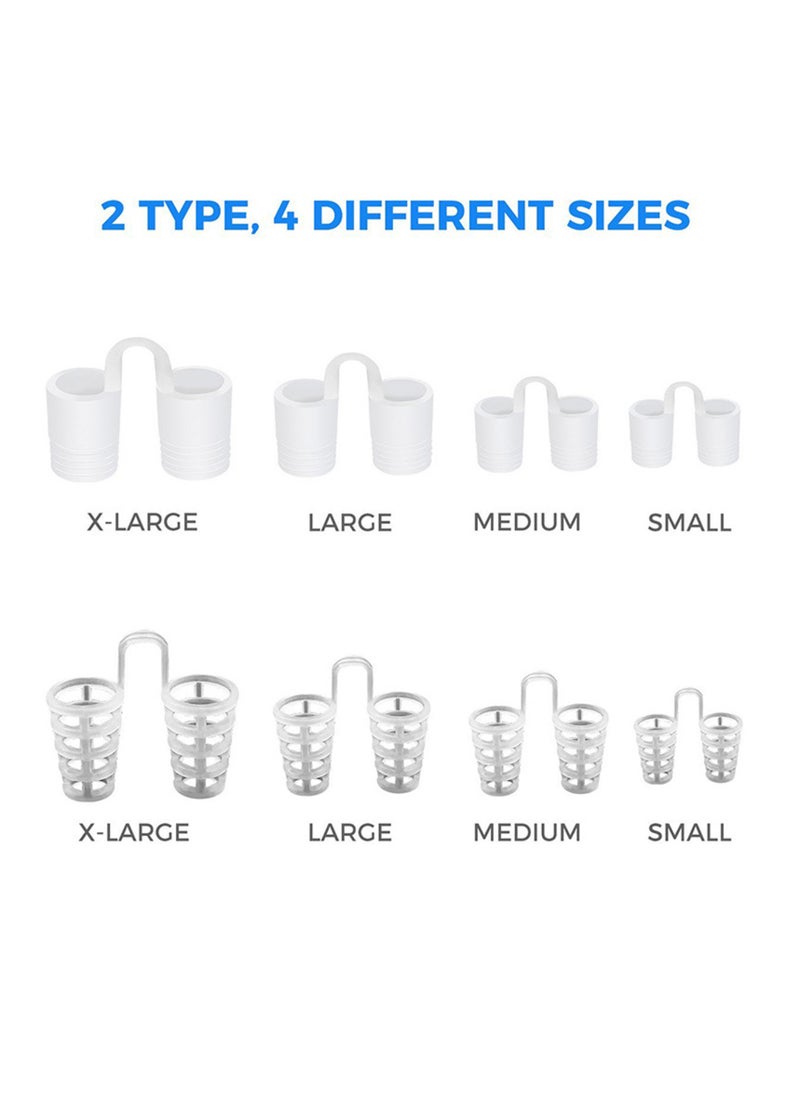 TFIXOL 8PCS/Set Snoring Solution Anti Snoring Devices Snore Stopper Nose Vents Nasal Dilators For Better Sleep Sleeping Aid  - Image 2