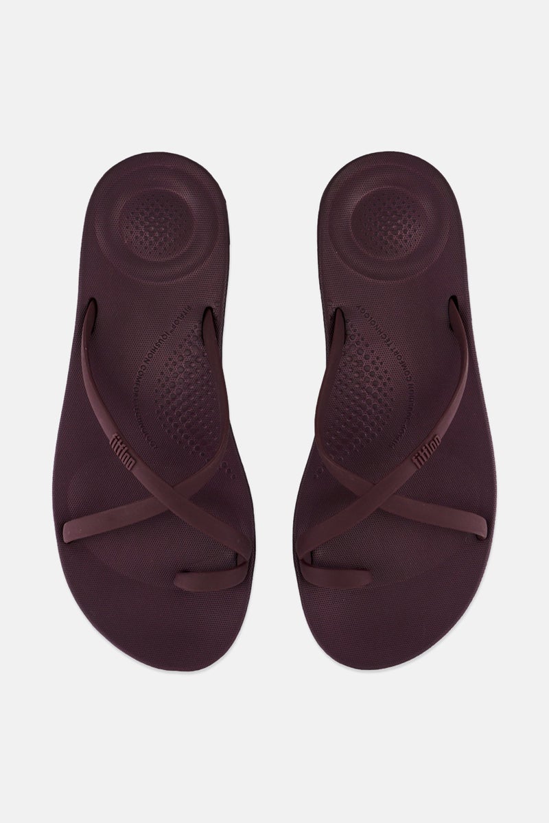 FitFlop Women Open Toe Slip On Slippers, Purple - Image 4