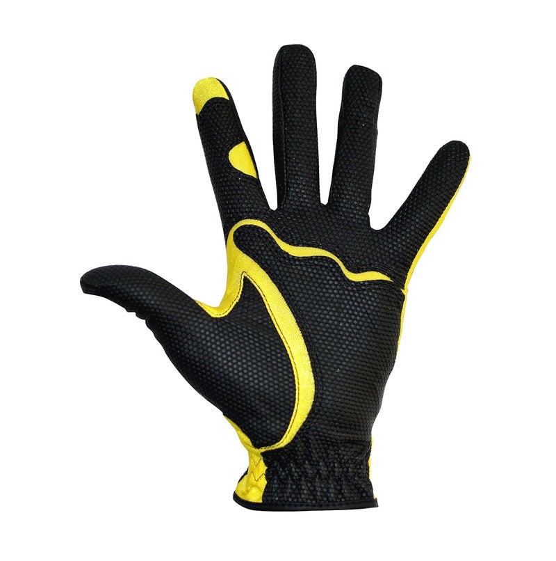 Fit39 EX Golf Gloves (Black/Gold) (Extra Large), Multicolour - Image 2