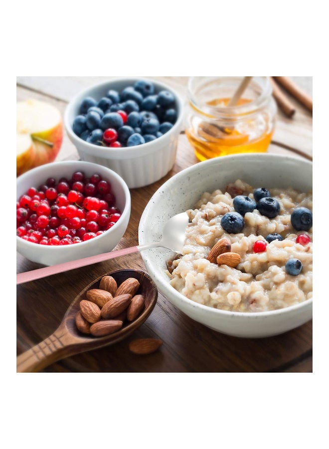 نيبمينينت طقم ملاعق من الإستانلس ستيل مكون 5 قطع فضي / وردي - Image 2