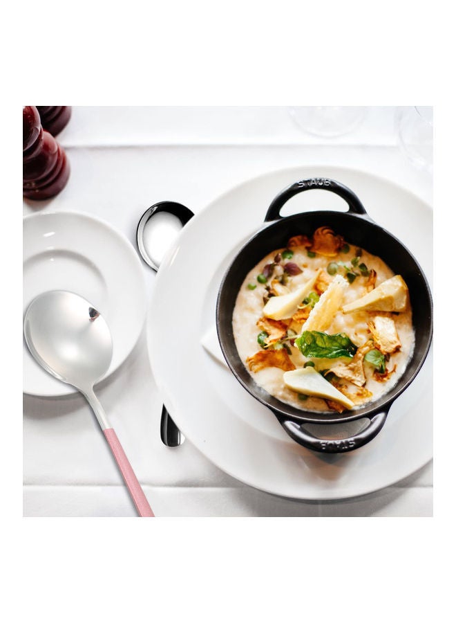 نيبمينينت طقم ملاعق من الإستانلس ستيل مكون 5 قطع فضي / وردي - Image 3