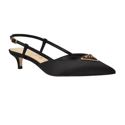 Guess Women's JESSON Pump, Black Satin 003, 11 - Image 1