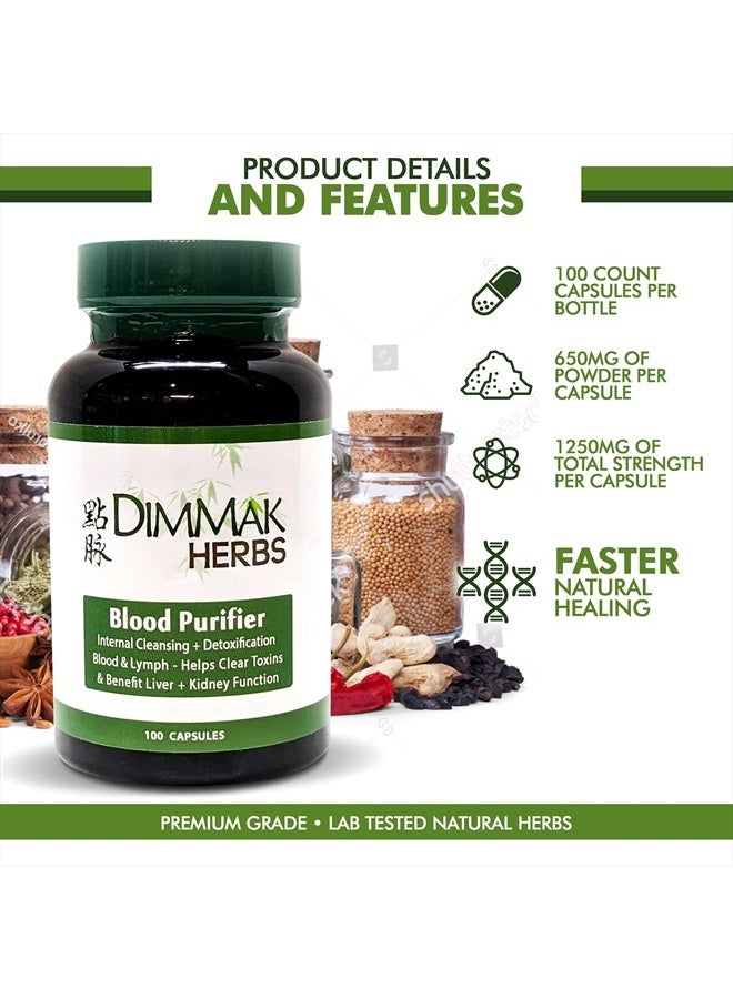 dimmak herbs Blood Purifier for Internal Cleansing & Detoxification + Benefits Liver and Kidney Function | Lab Tested Herbal Supplement - Image 3
