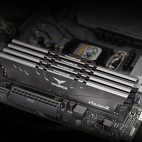 TEAMGROUP TForce Vulcan Z DDR4 16GB Kit 2x8GB 3200MHz PC425600 CL16 Desktop Memory Module Ram Gray TLZGD416G3200HC16CDC01 - Image 3