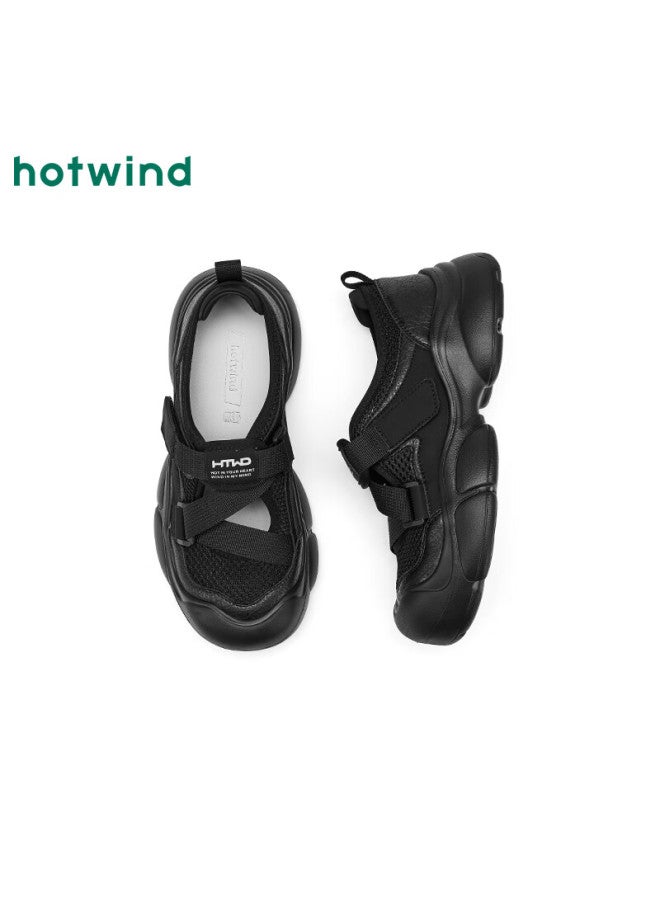 Hotwind Women's Mesh Hollow-out Sports Shoes Autumn New Casual Outdoor Sandals - Image 3