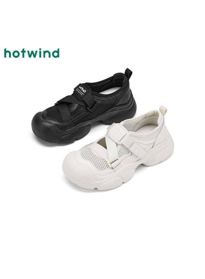 Hotwind Women's Mesh Hollow-out Sports Shoes Autumn New Casual Outdoor Sandals - Image 1