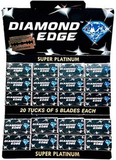Supermax Supermax Diamond Edge Double Edge Razor Blades 100 Blades  - Image 2