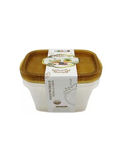 Spaceshoop Set of 3 Plastic Same Size Food Storage Containers  - Image 1
