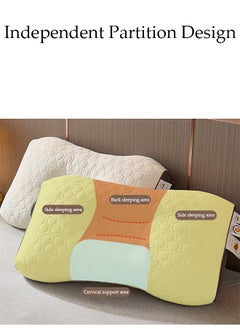 DUNISO Super Comfort Ergonomic Pillow for Neck Head and Shoulder Pain Relief Contour Support Pillows for Bed Sleeping Orthopedic Cervical Spine Stretch Pillow for Side Back Stomach Sleeper  - Image 5