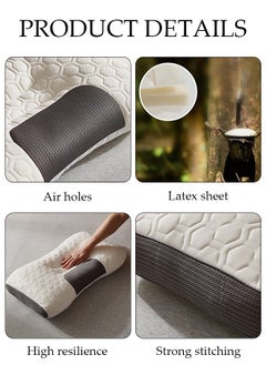 DUNISO Super Comfort Ergonomic Pillow for Neck Head and Shoulder Pain Relief Contour Support Pillows for Bed Sleeping Orthopedic Cervical Spine Stretch Pillow for Side Back Stomach Sleeper  - Image 3