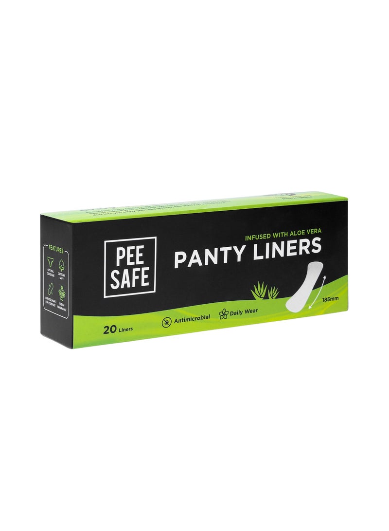 PEE SAFE Daily Panty Liners With Aloe Vera 20 Pcs - Image 2