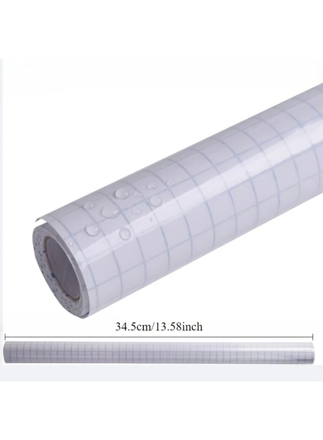 Transparent Self-Adhesive Book Protection Film 1 Roll 13.58x59.06 Inch Durable Reusable Fit - Image 2