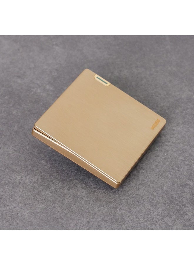 DANUBE HOME Milano 10A 1G 2W Switch Electrical Switches Sockets Outlets For Home Appliances Aura Gld - Image 2